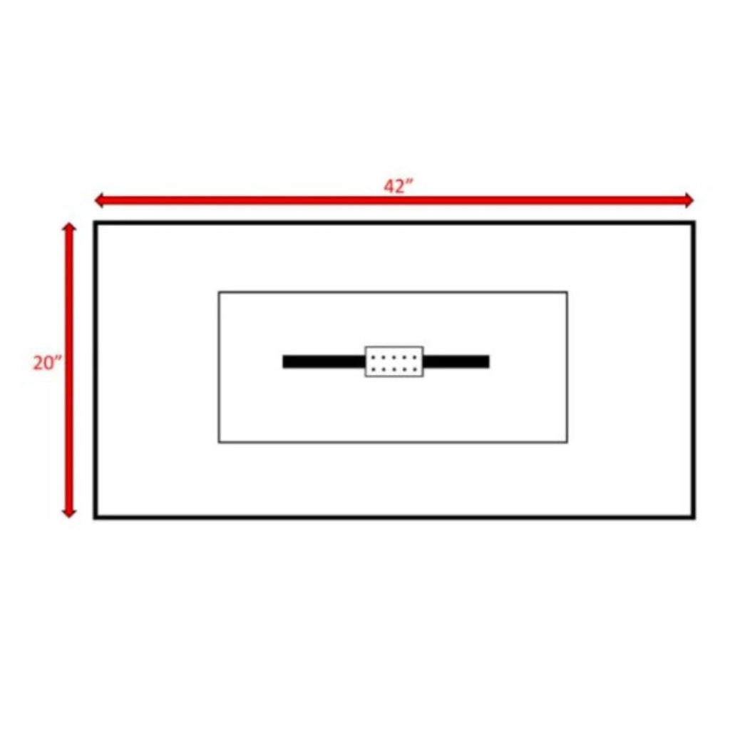 Lightweight Design Propane / Natural Gas Fire Pit Table