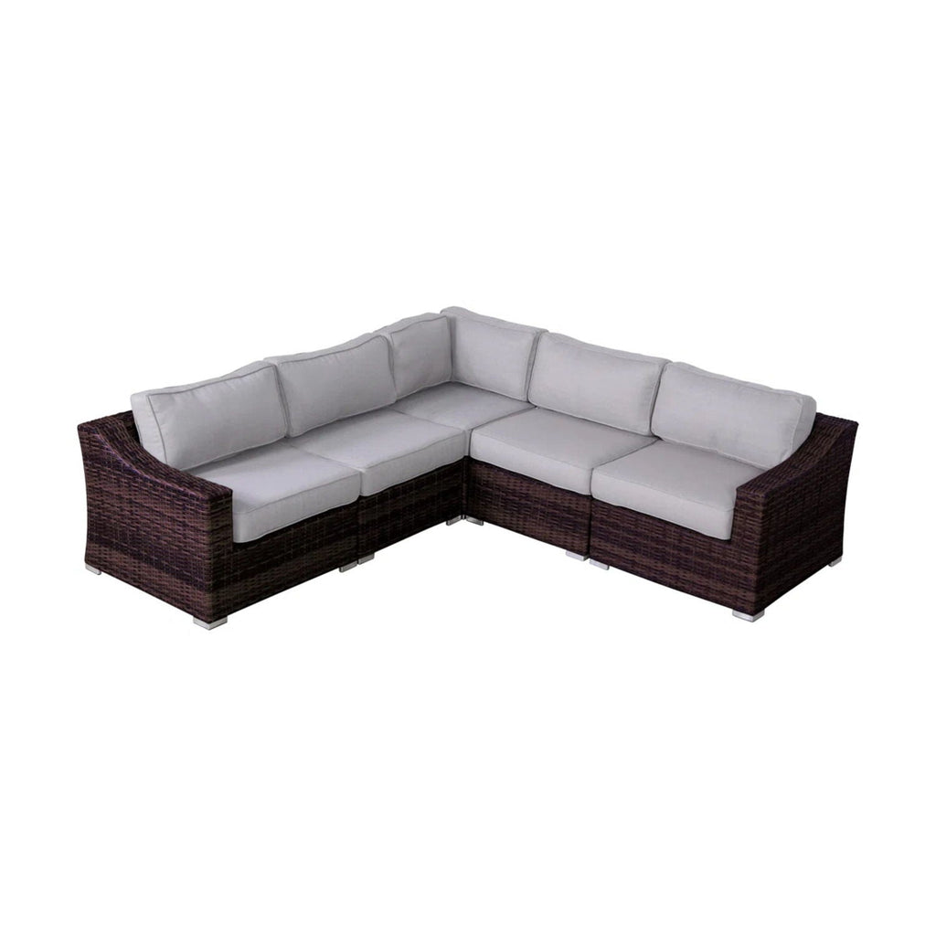 Outdoor Wicker Sofa Seating Group With Cushions