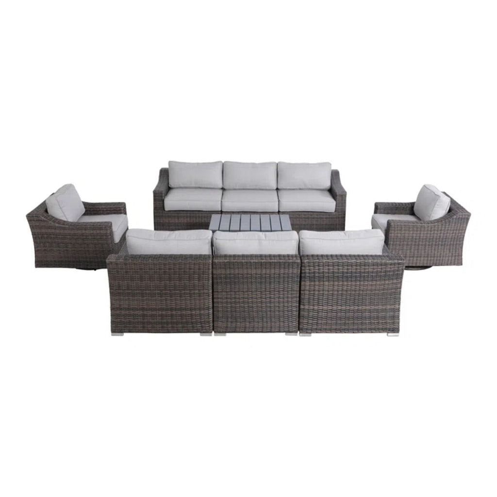 Stylish Sofa Seating Group With Cushions Perfect For Outdoor Gatherings