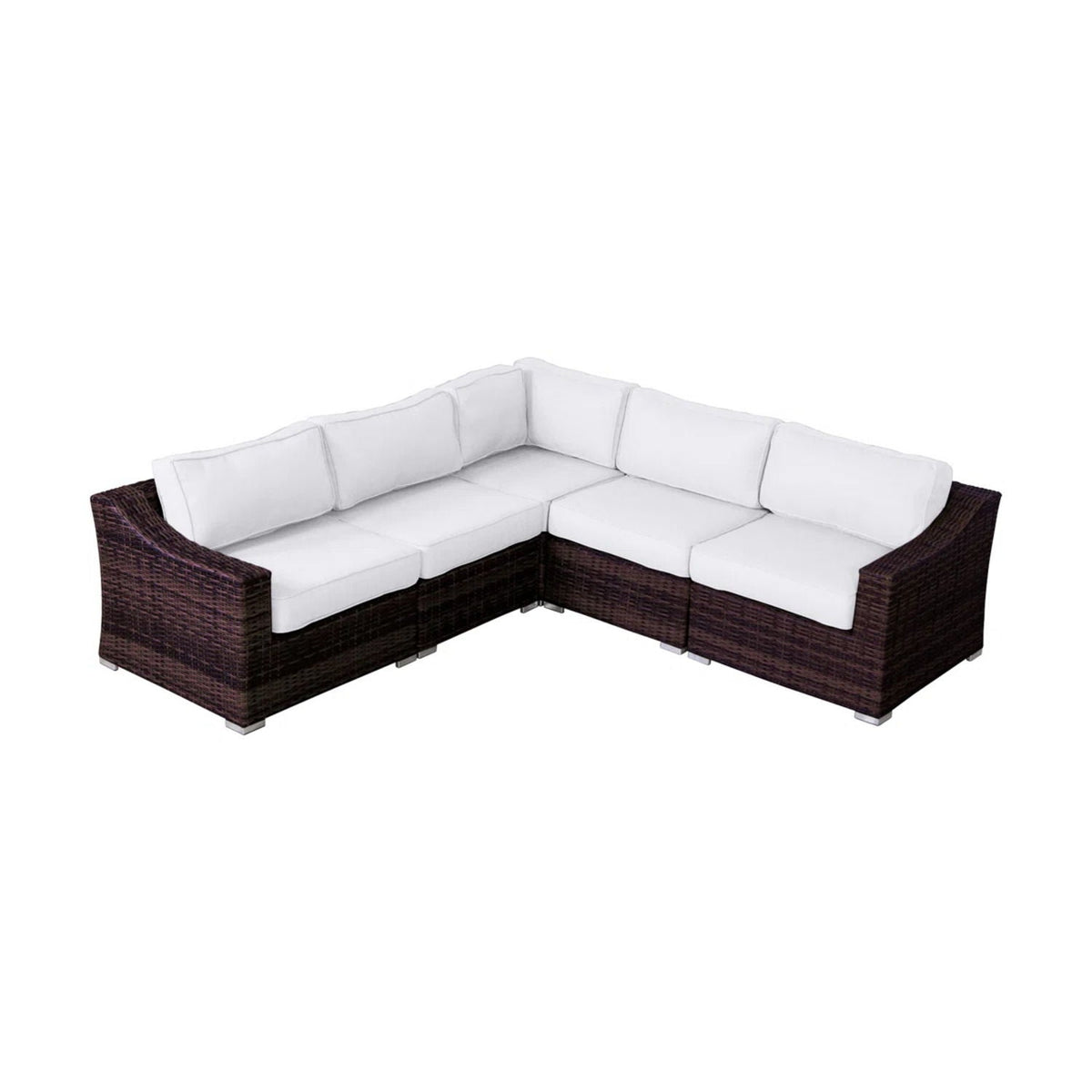 Outdoor Wicker Sofa Seating Group With Cushions