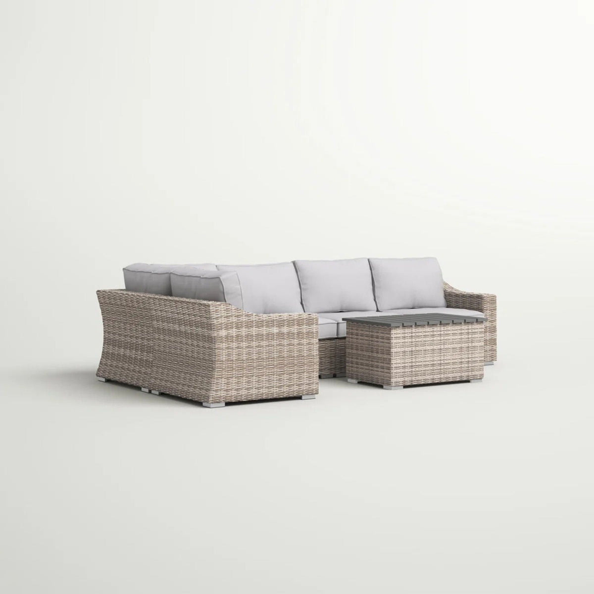 Stylish Sofa Seating Group With Cushions Perfect For Outdoor Gatherings