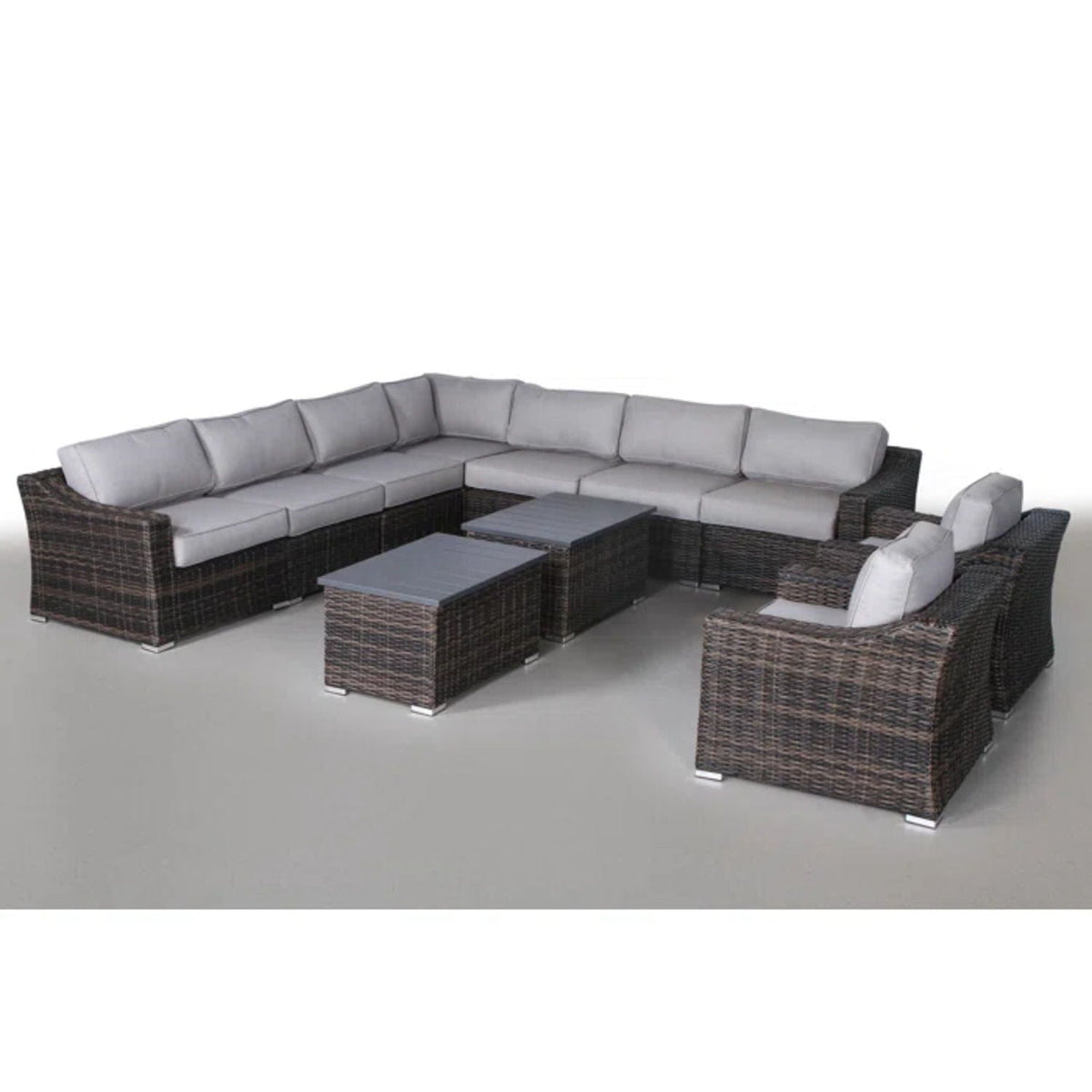 Stylish Sofa Seating Group With Cushions Perfect For Outdoor Gatherings