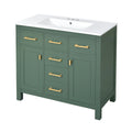 Bathroom Vanity With Sink Combo Set, Modern Bathroom Cabinet With 4 Drawers