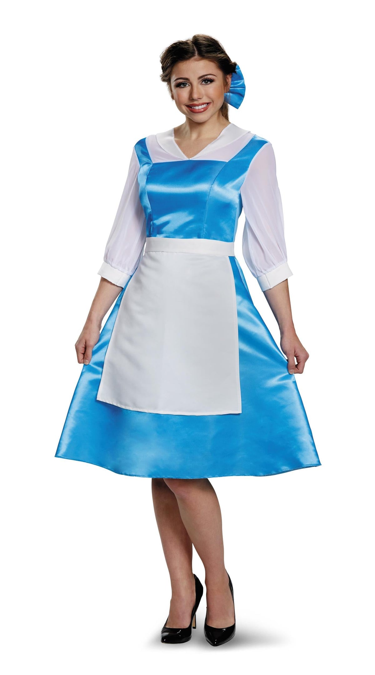 Disney Bell Blue Dress Beauty and the Beast Child Costume Size Medium 7-8
