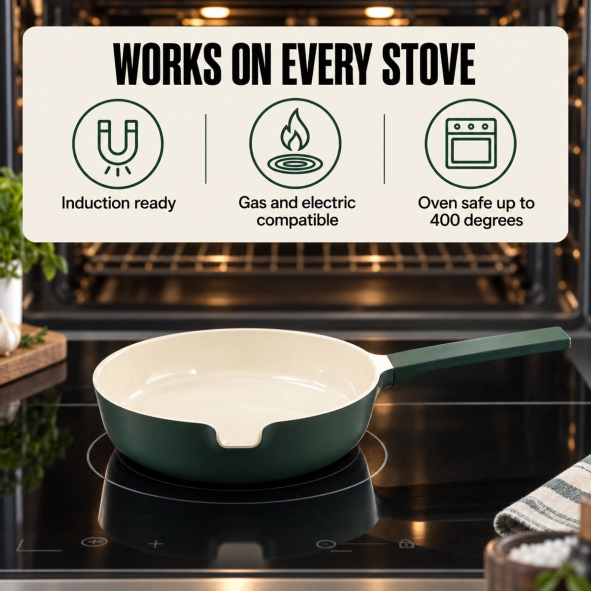 Stackable Nonstick Set, 5-Piece