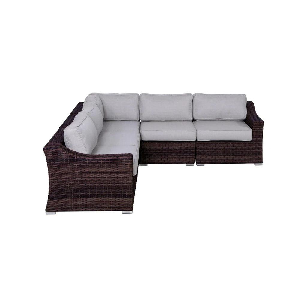Outdoor Wicker Sofa Seating Group With Cushions