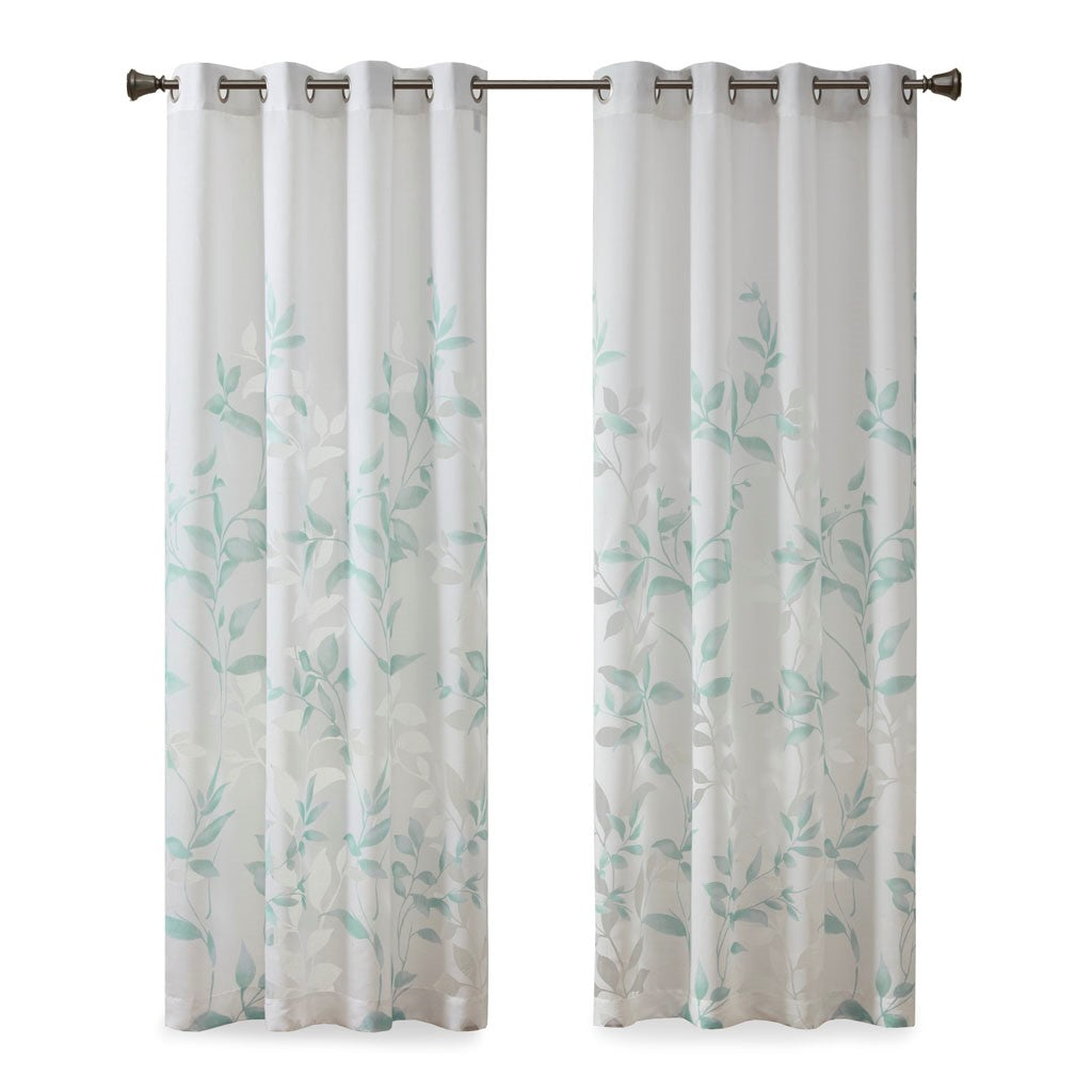 Burnout Printed Curtain Panel