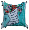 Vibhsa Christmas Holiday Pillow (Stocking, 18"x18")