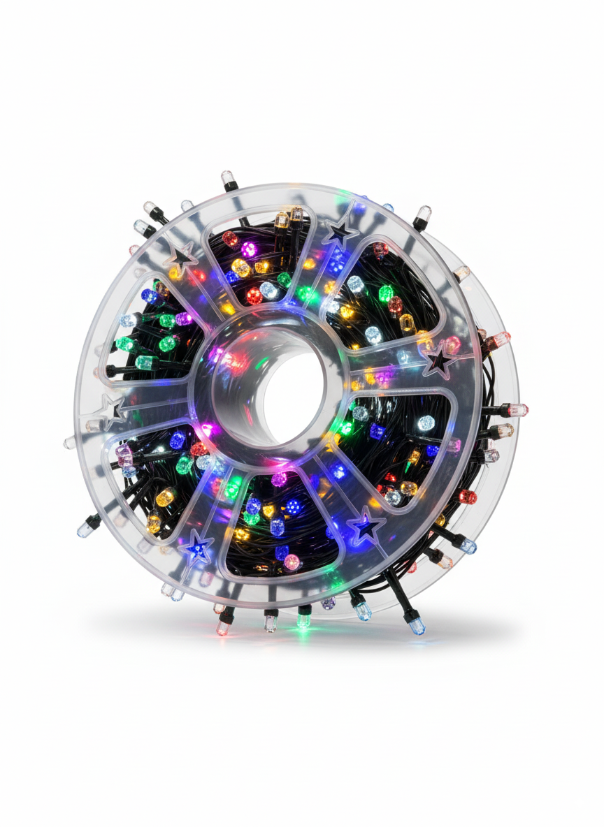 300 LED String Light Super Bright Roll - Multicolor
