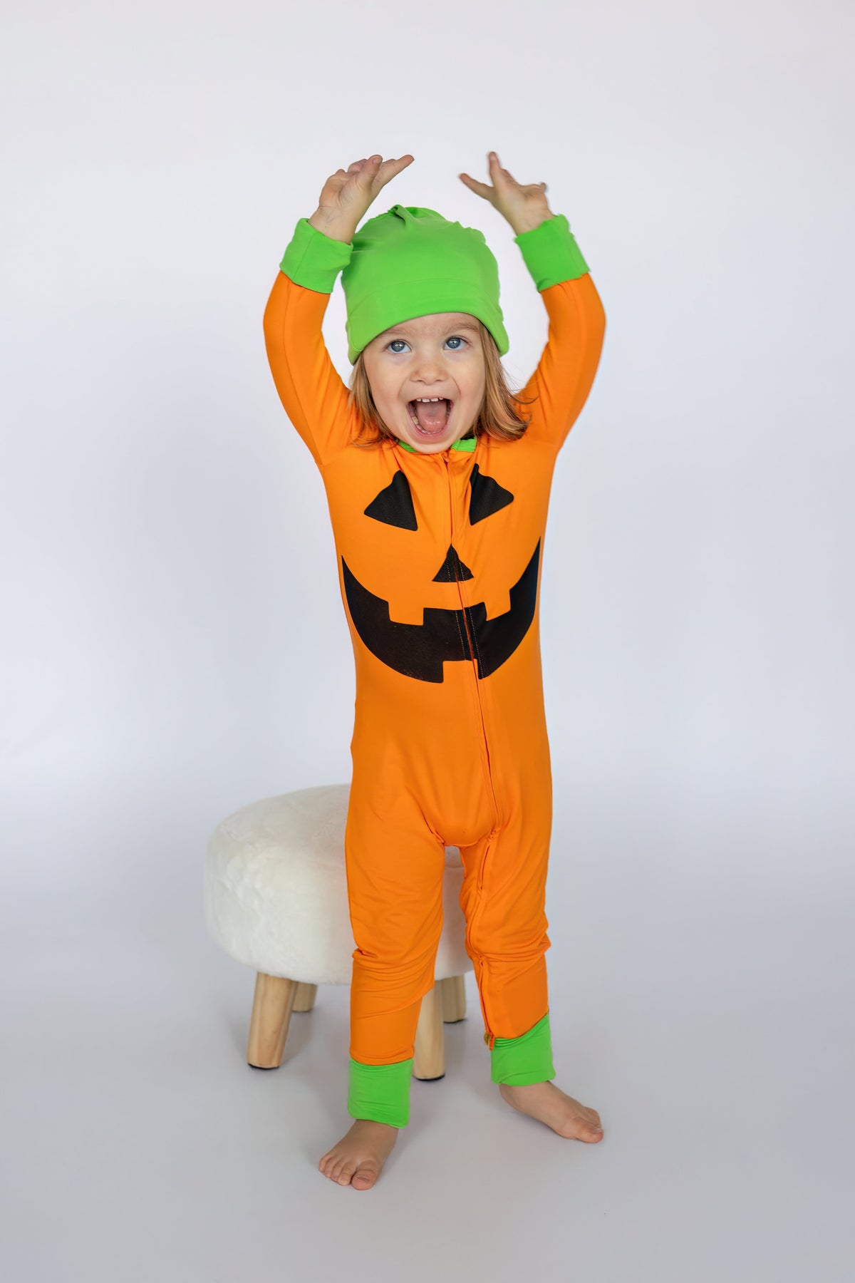 Pumpkin Patch PJ + Hat Costume Set