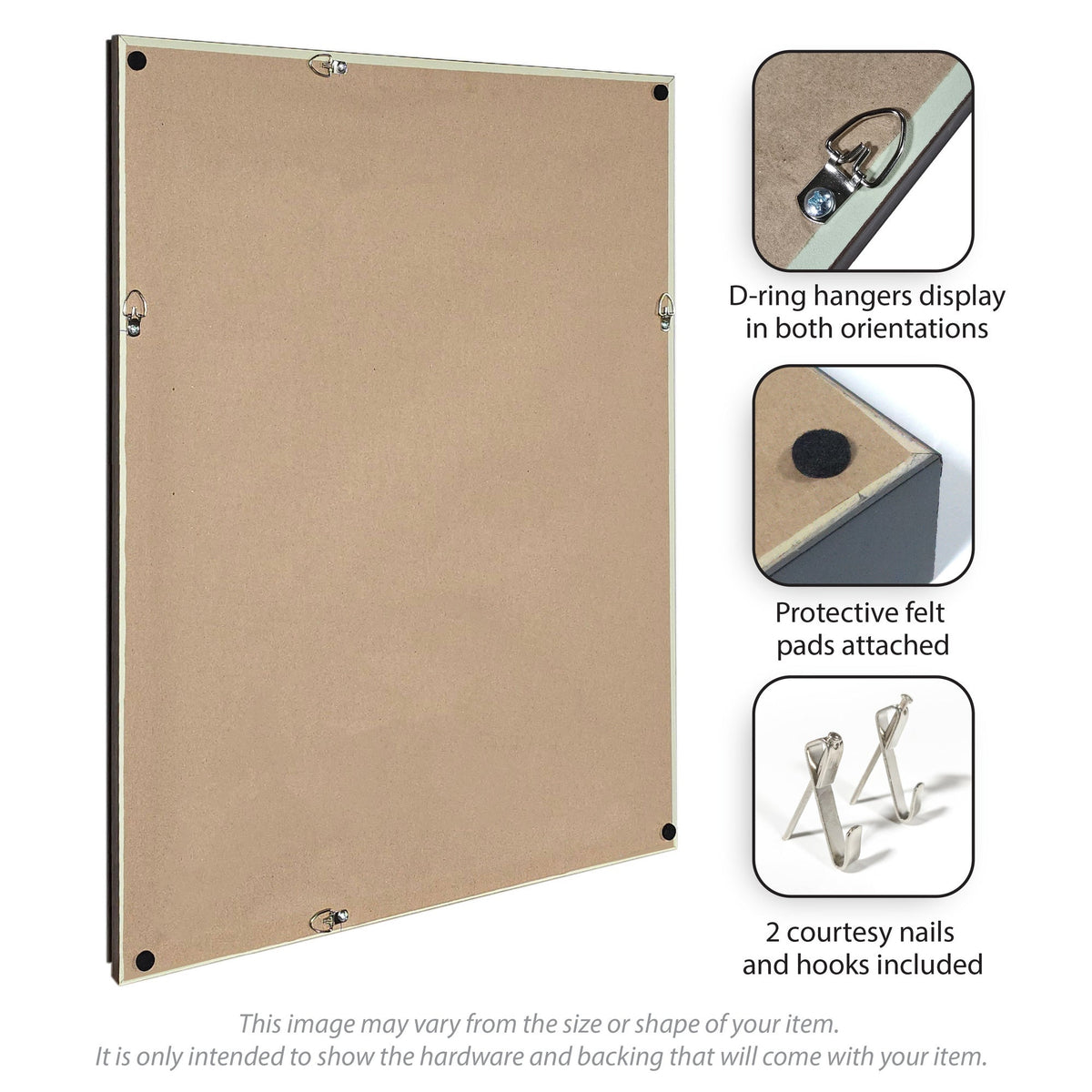 Framed Fabric Magnetic Board Minimalist Tree Panel Wall Organization