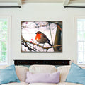 Amena Bird Wooden Coastal Wall Art by Nature Wonders - Coastal Sea-Life Decor - 95286B