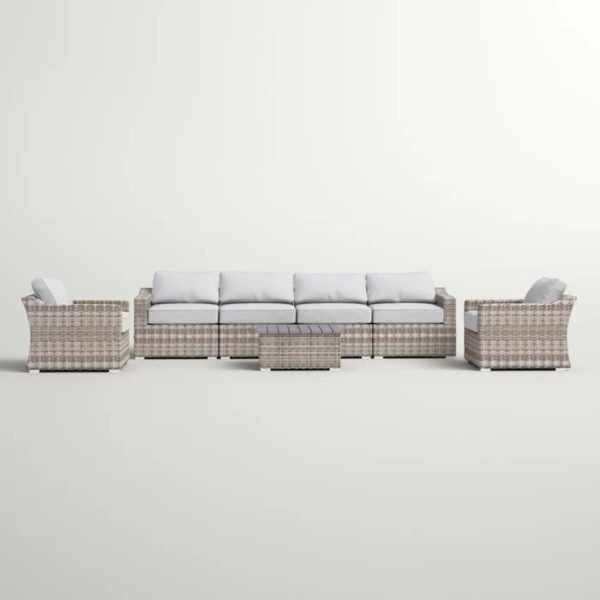 Stylish Sofa Seating Group With Cushions Perfect For Outdoor Gatherings