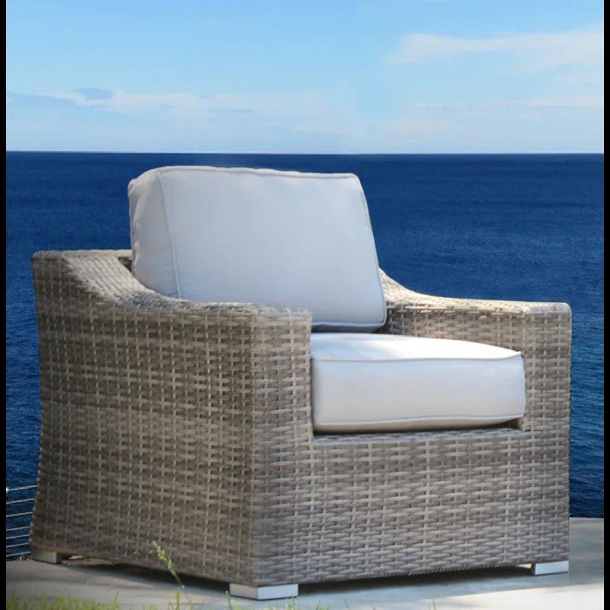 Stylish Sofa Seating Group With Cushions Perfect For Outdoor Gatherings