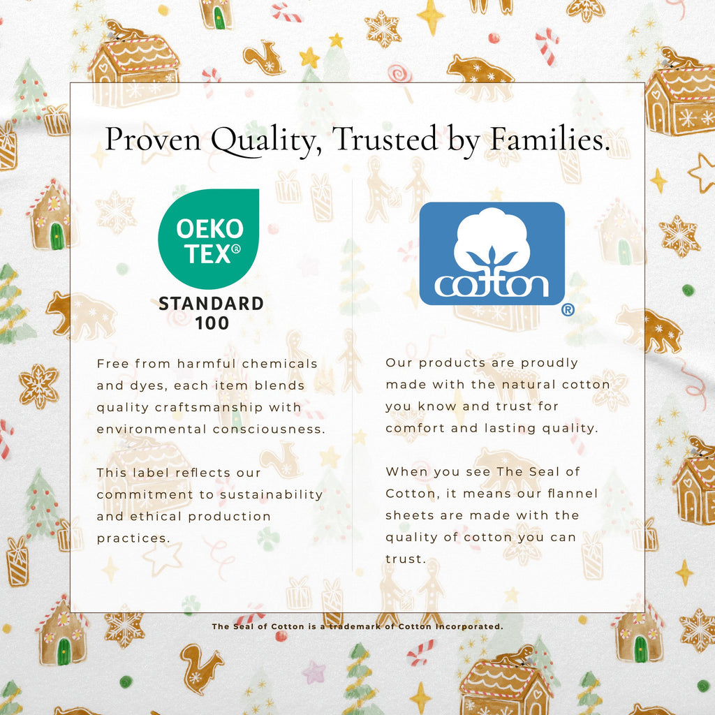 Turkish Cotton Flannel Sheet Set - Kids' Christmas Collection